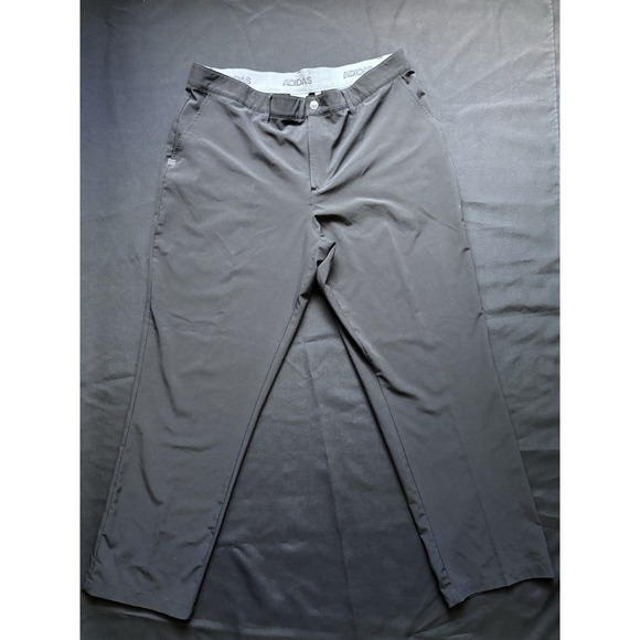 Adidas Ultimate 365 Men's 38 Black Performance Tech Golf Pants Casual Chino - Picture 1 of 5
